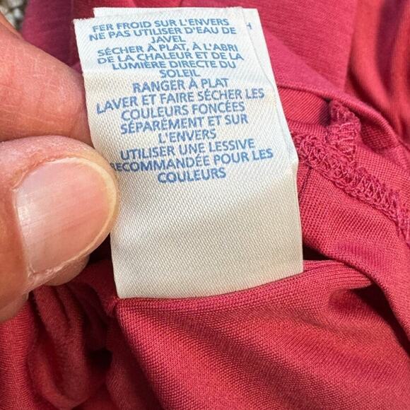 BODEN dress size Women's size 4 Petite, Red/Coral color; zippered back - Picture 11 of 11